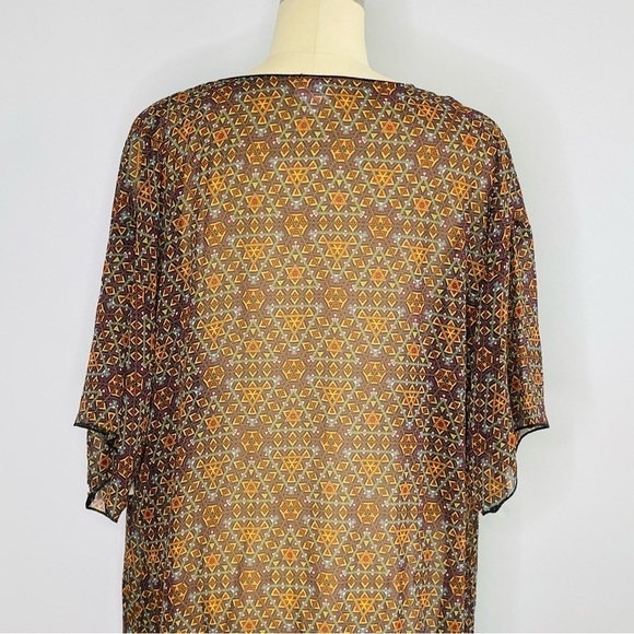 LuLaRoe Monroe Kimono Fringe Layering Jacket Top- Size L (Fits sizes 14-24)- NWT - Picture 6 of 9